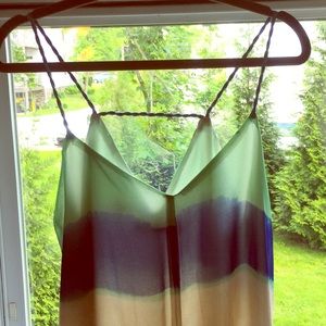 ZARA size M maxi dress V neck spaghetti strap